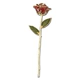 24K Burgandy Rose Ambition - 12 Inches