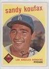 1959 Topps #163 - Sandy Koufax