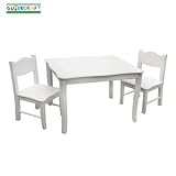 Guidecraft Classic White Table and Chairs Set Style: No Thanks