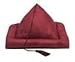Peeramid Bookrest Pillow Burgundy