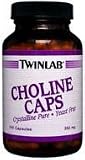 TwinLab - Choline Caps, 350 mg, 100 capsules