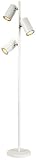 White Three-Light Tree Floor Lamp