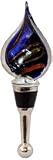 Rainbow Cut Glass Wine Bottle Stopper Alcohol Barware