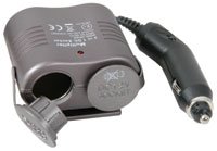 Car 2 Way Splitter Socket