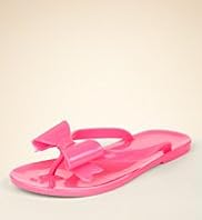 Toe Post Bow Jelly Flip Flops