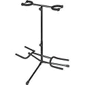 Musicians Gear Double Guitar Stand, Black