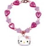 View Details for Hello Kitty Little Girls Flower Charm Bracelet