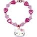 Hello Kitty Little Girls Flower Charm Bracelet