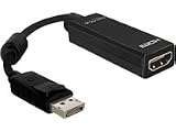 DELOCK Adapter DP-St > HDMI-Bu 22,5cm black