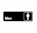 Mens Bathroom Door Sign