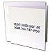Pun Quotes And Sayings - Objects under shirt are larger than they appear - Greeting Cards-12 Greeting Cards with envelopes