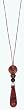Pendulum / Blood Stone / Chakra Balancing Necklace / Naga Land Tibet Sacred Stones Amulet