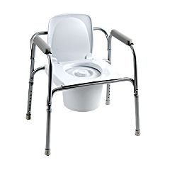 HealthPersonalCare: All In One Aluminum Commode