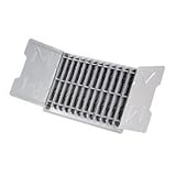 Master 912RS3G Desktop Catalog Rack Starter Set, 45 Angle, 12 Capacity, Gray Steel