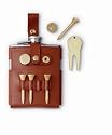 Golf Travel Flask Gift Set