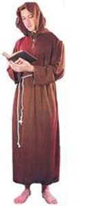 Childrens Toyshop  Toys : Adult Fancy Dress Costume Hooded Monk