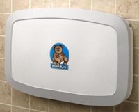 KB200-05 White Granite Koala Horizontal Baby Changing Station