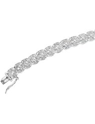 925 Sterling Silver CZ Cubic Zirconia Bracelet