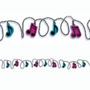 Musical Notes Light Strand Set - 14 ft.