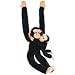 Toys : Plush Ayoka and Dakarai Hanging Chimp with Baby 17"
