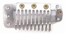 Perückenclips, groß sort.