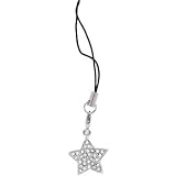 Crystalline Gem PAVED STAR Cell Phone Charm