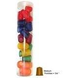 Dill Jelly Fingers Thimbles 20mm Multicolor Bright (Pack of 24)