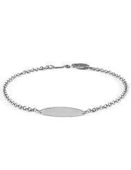 Baby Jewelry - 14K White Gold ID Bracelet (5 3/4 inches)