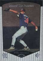 Willie Martinez, Cleveland Indians, 1997 Upper Deck SP Top Prospects Autographed Card