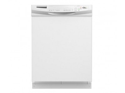 Whirlpool Gold GU2700XTSQ 24" Built-in Dishwasher with 6 Automatic Cycles, 14 Place Setting Capacity & Hard Food Disposer with Self-Cleaning Filter.: