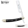 Kriegar Black Micarta Handle Gentlemans Straight Razor