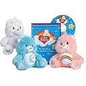 Set of 3 Plush Care Bears with DVD