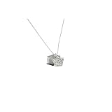 Pentastar Silver Polish Fashion Necklace