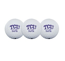 Team Effort Ncaa Texas Christian Horned Frogs - Golf Ball 3 Pack