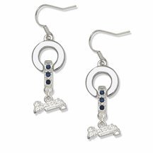Atlanta Braves MVP Crystal Earrings
