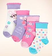 4 Pairs of Assorted Animal Socks