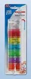 Ezy Dose 7 Day Small Stackable Pill Reminder with 6 Extra Lids