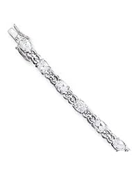 Sterling Silver CZ Bracelet
