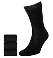 3 Pairs of Collezione Pure Cotton Socks