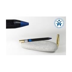 Ayurveda Naturkosmetik Kajal Farbe: meeresblau blau - zum Anspitzen - nach traditionellen Rezepten hergestellt - hlt (fast) ewig