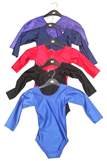 School Sports Dance or Gymnastics Leotard-Purple-7-8 Years