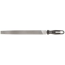 Nicholson Mill Hand File with Ergonomic Handle (Boxed), American Pattern, Single Cut, Rectangular, Coarse, 12" Length