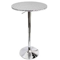 Hot Sale LumiSource Bistro Hydraulic Bar Table, Chrome