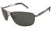 Carrera Superior Metal Sunglasses,Shiny Gunmetal Frame/Green Lens,one size