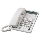 Panasonic KX-TS208W 2-Line Integrated Phone System, White