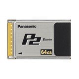 Panasonic AJ-P2E064XG 64GB E-Series P2 Solid State Flash Memory Card