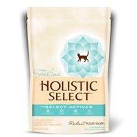 Holistic Select Feline Radiant Adult Health Duck Meal Recipe Dry Cat Food, 3-Pound Bag