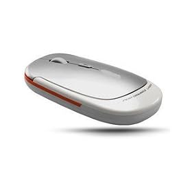 TOPDIGI 3500W Wireless Slimline USB Mouse For Laptops/Desktop PC XP/Vista/Windows 7 - SILVER