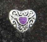 Joppa Pearl Epoxy Heart Bead