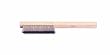STEEL SCRATCH BRUSH WITH WOOD HANDLE
